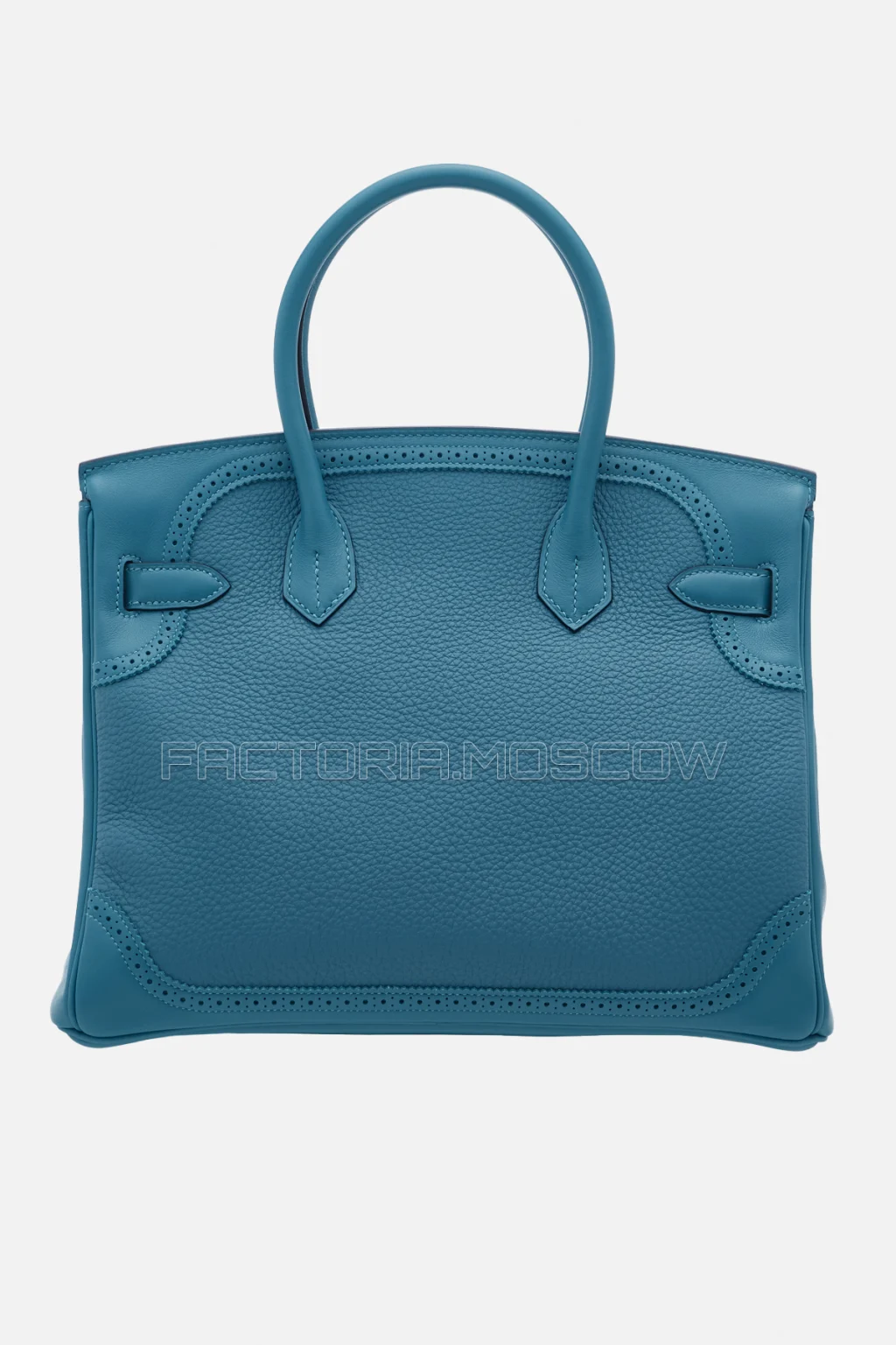 Hermes Birkin Ghillies 30 Turquoise Togo/Swift PHW