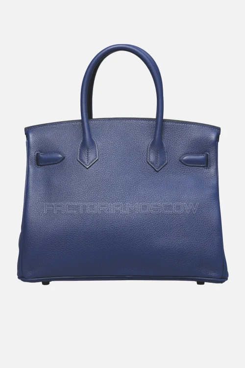 Hermes Birkin 30 Bleu Saphir Evercolor GHW