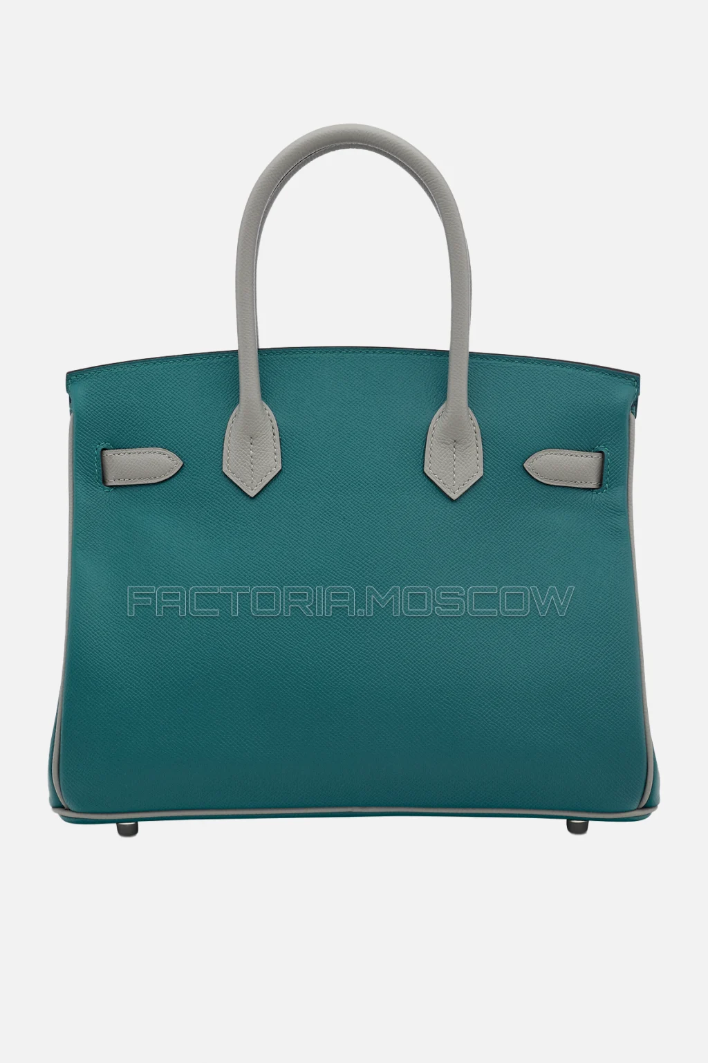 Hermes Birkin 30 Malachite/Gris Mouette Epsom PHW