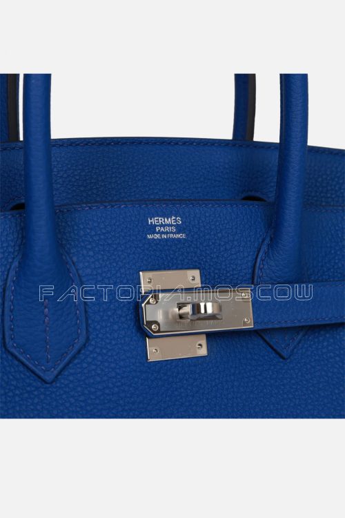 Hermès Birkin 30 Bleu Royal Togo PHW
