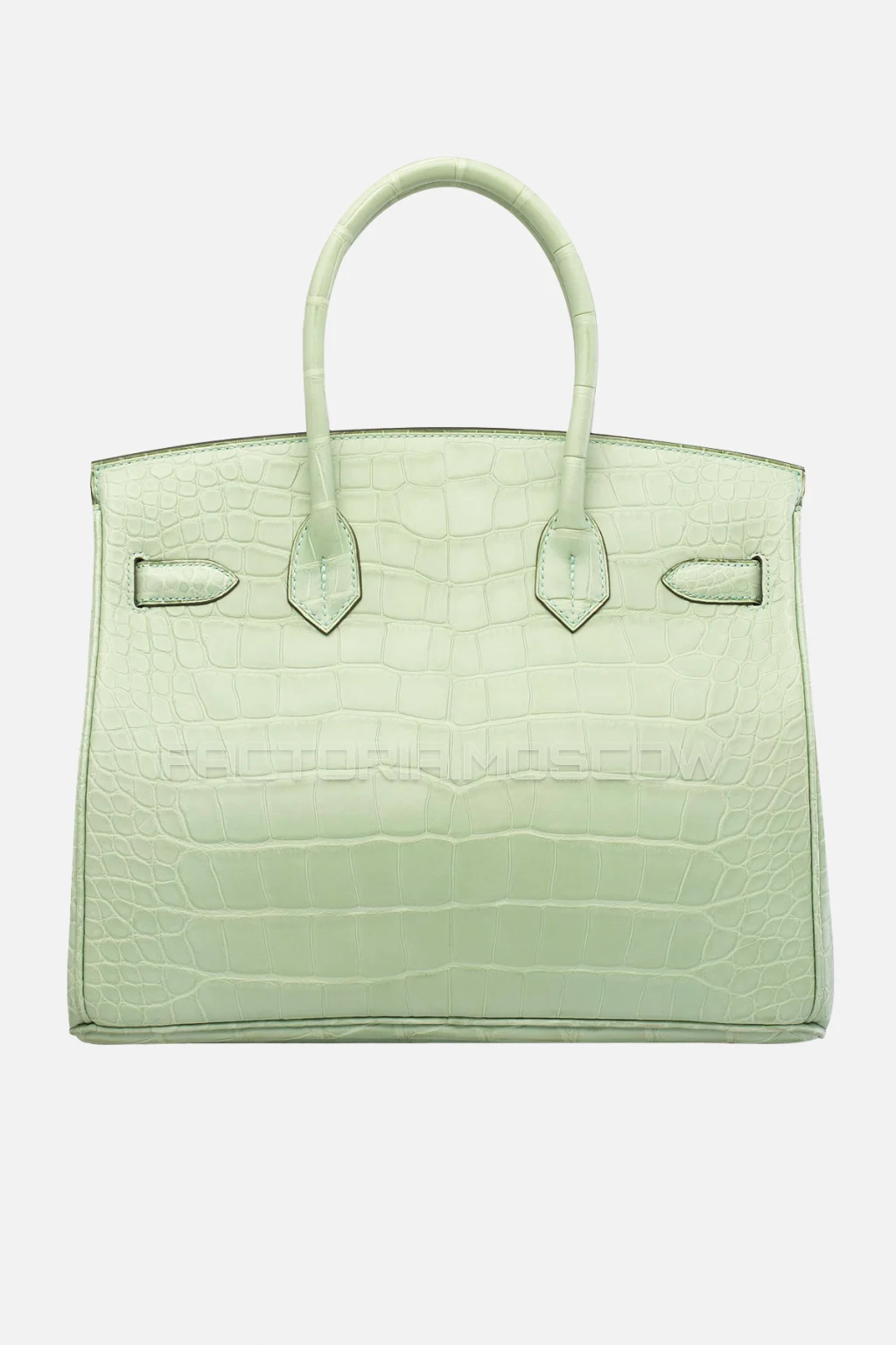 Hermes Birkin 30 Matte Alligator Vert D'Eau GHW