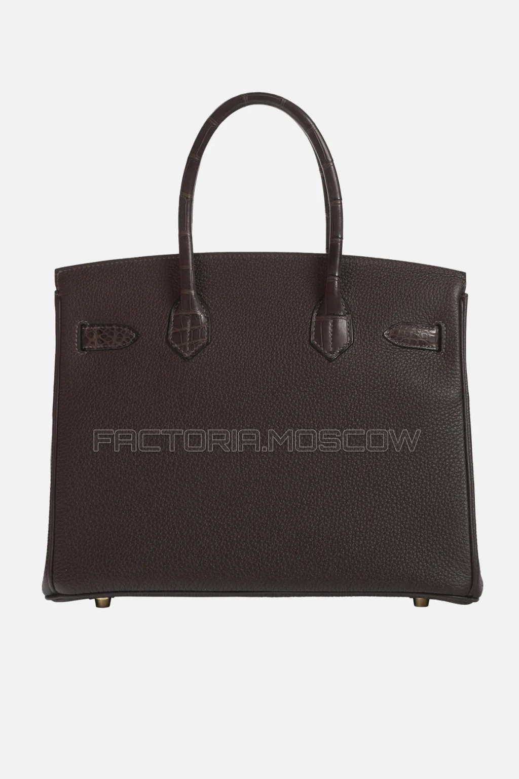 Hermes Birkin Touch 30 Ébene Matte Alligator/Togo GHW