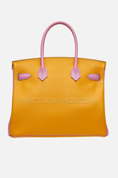 Hermes Birkin 30 Jaune D’Or/5P Pink Epsom PHW