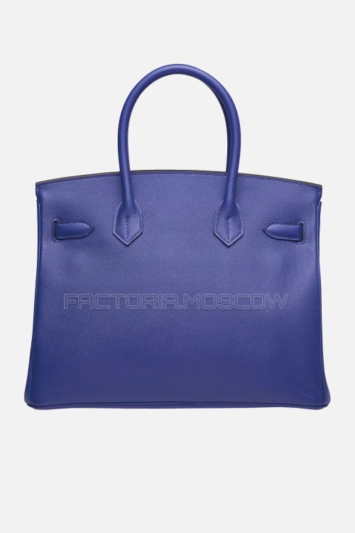 Hermes Birkin 30 Bleu Électrique Epsom PHW