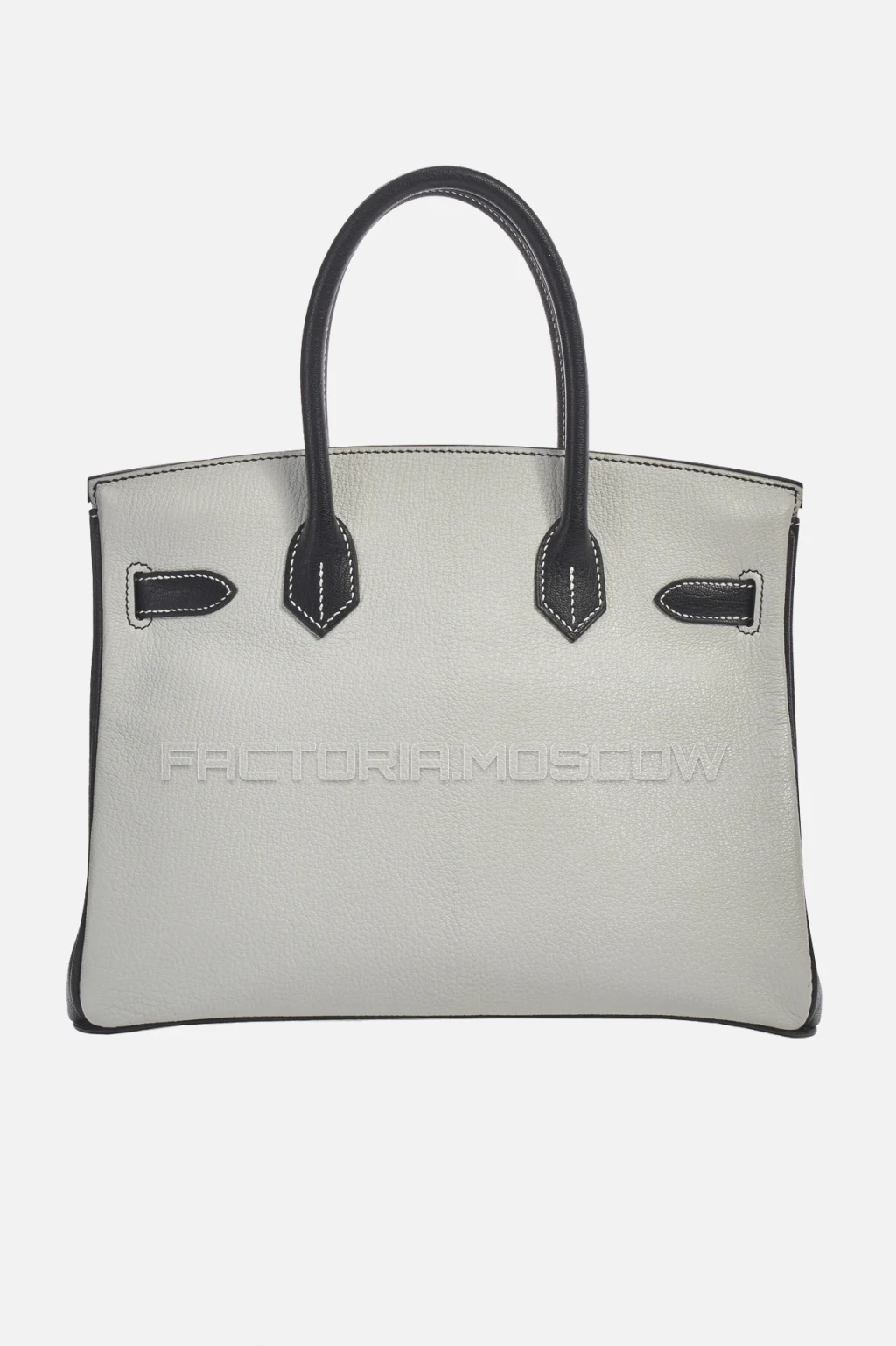 Hermes Birkin 30 Gris Mouette/Black Chevre PHW
