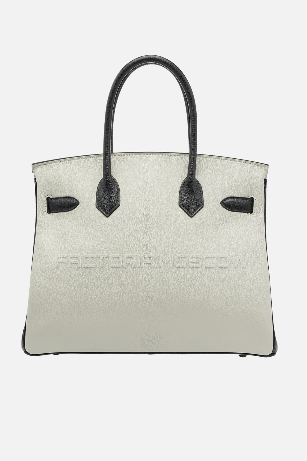 Hermes Birkin 30 Gris Perle/Black Chevre PHW