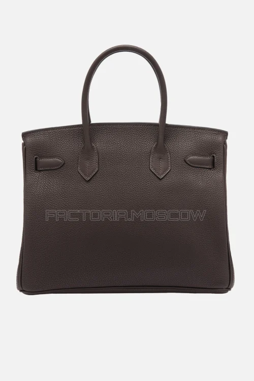 Hermes Birkin 30 Chocolat Togo PHW