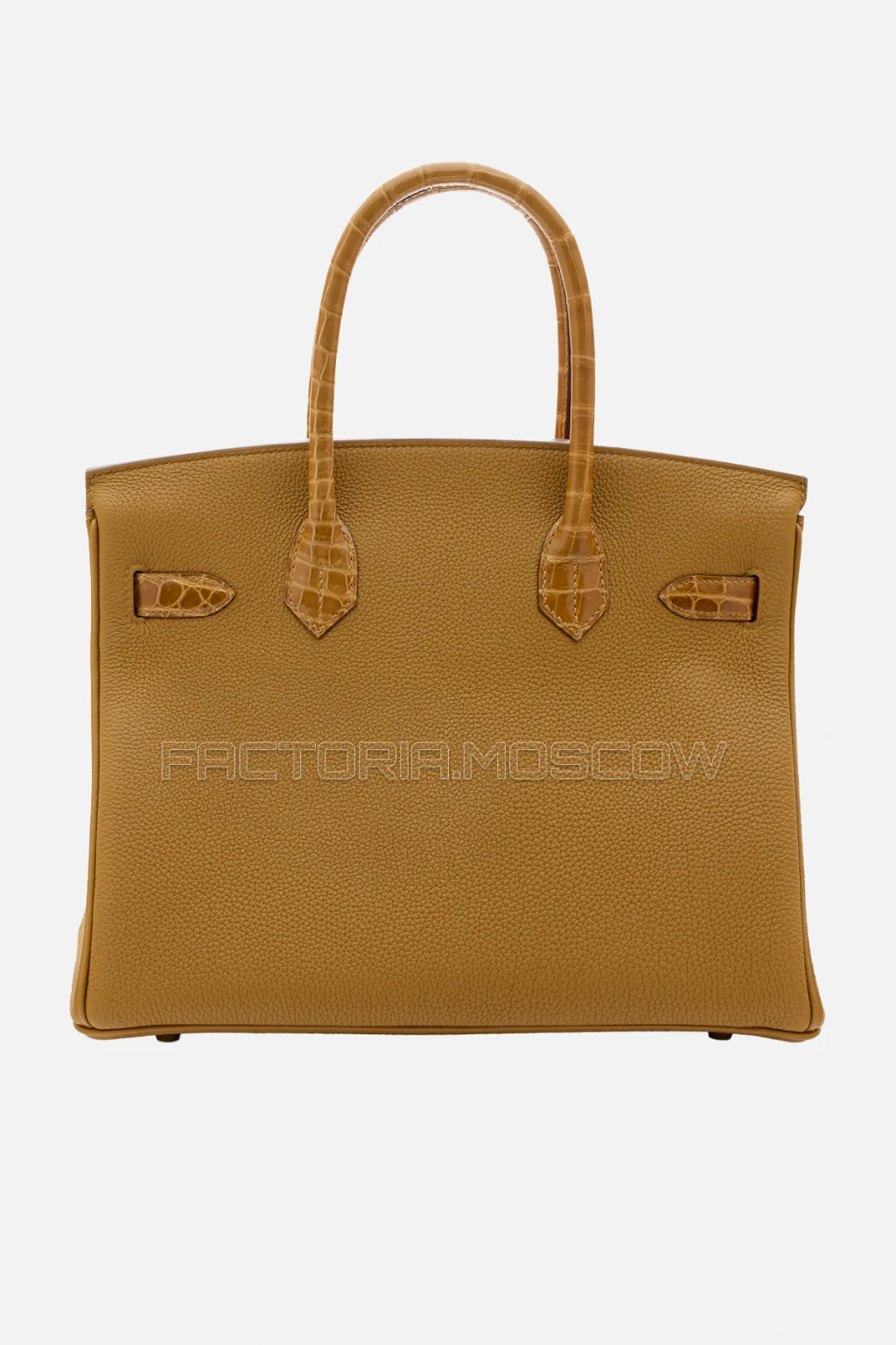 Hermes Birkin Touch 30 Tabac Camel Shiny Niloticus Crocodile/Togo GHW