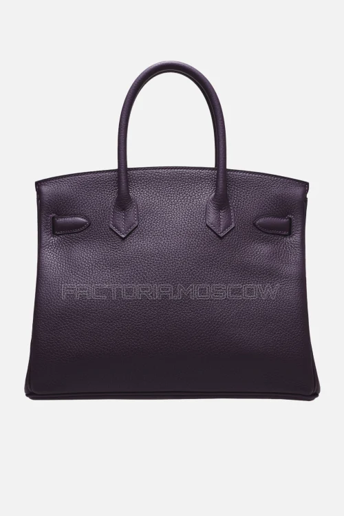 Hermes Birkin 30 Raisin Clemence GHW