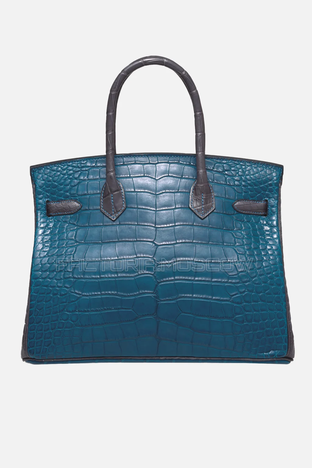 Hermes Birkin 30 Matte Alligator Colvert/Graphite PHW