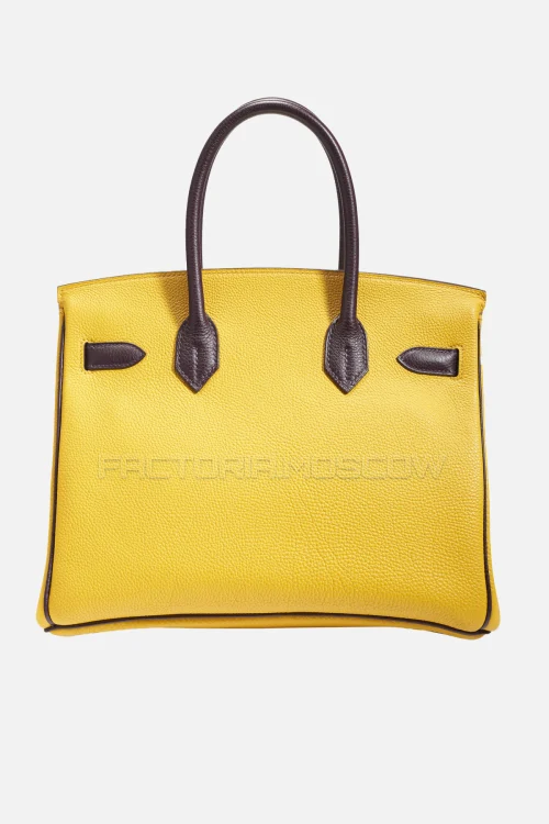 Hermes Birkin 30 Soleil/Raisin Togo PHW