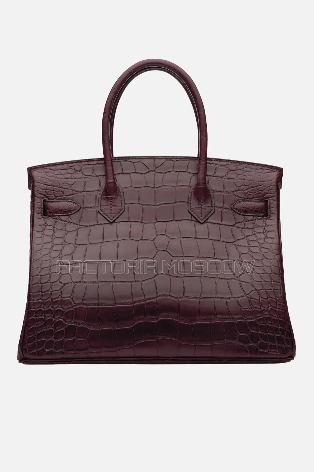 Hermes Birkin 30 Matte Bordeaux Alligator GHW