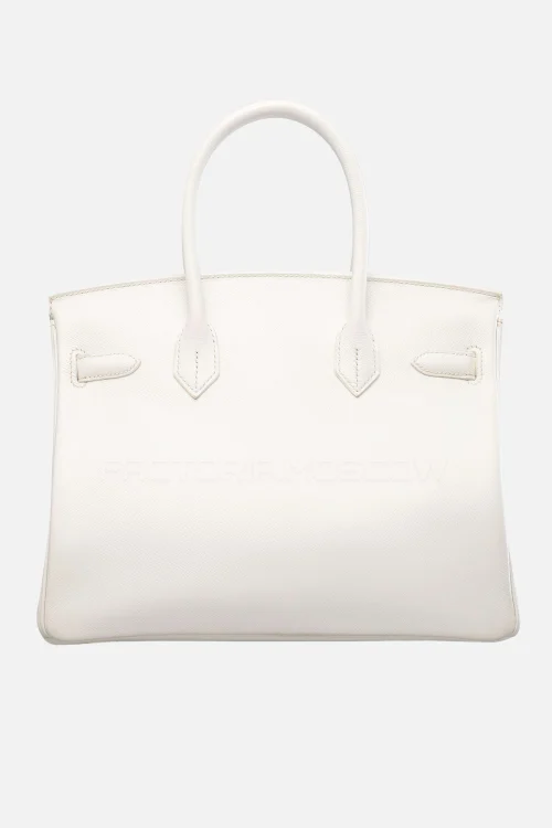 Hermes Birkin 30 White Epsom GHW