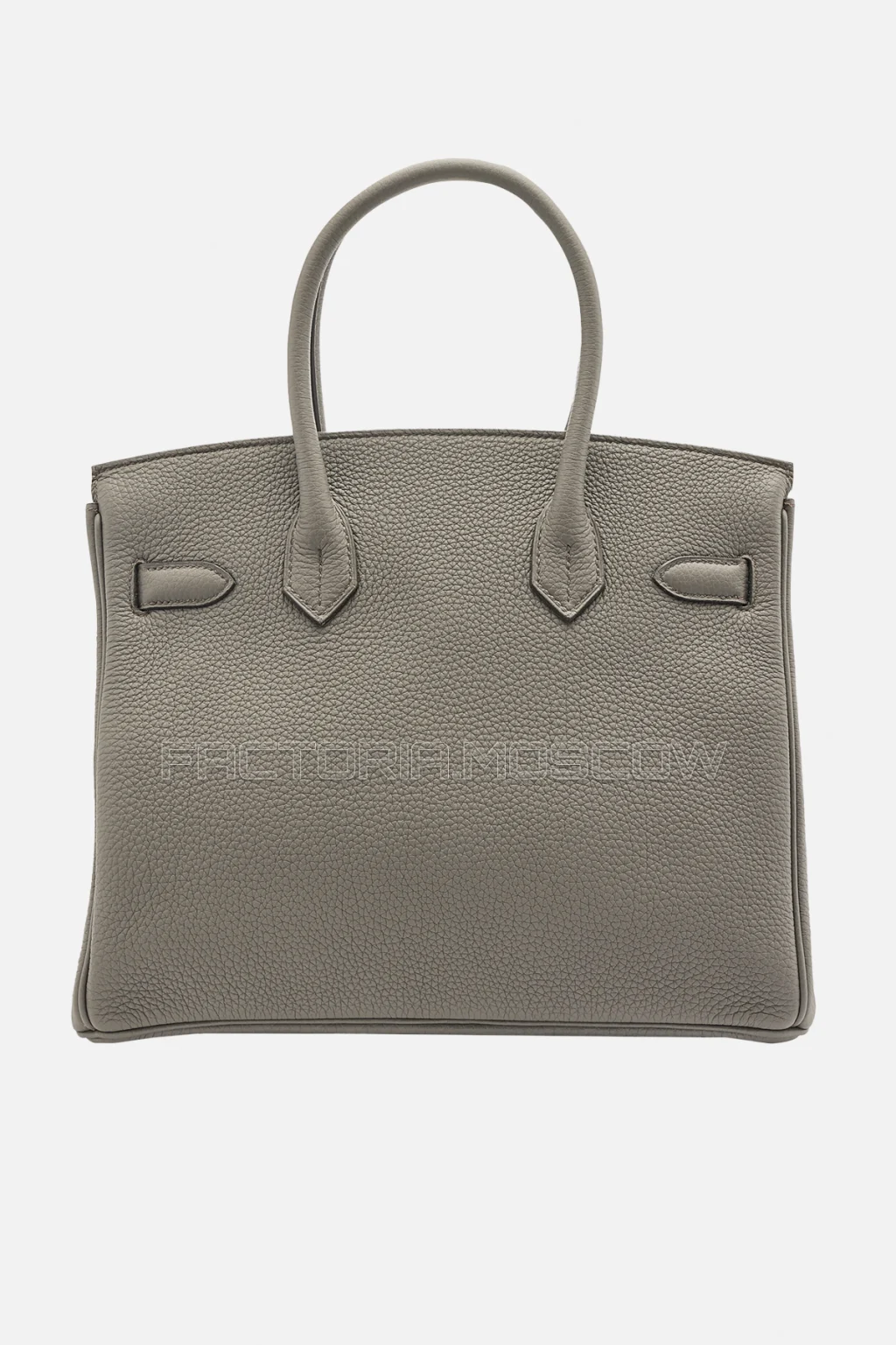 Hermes Birkin 30 Étain/Rouge Tomate Togo PHW