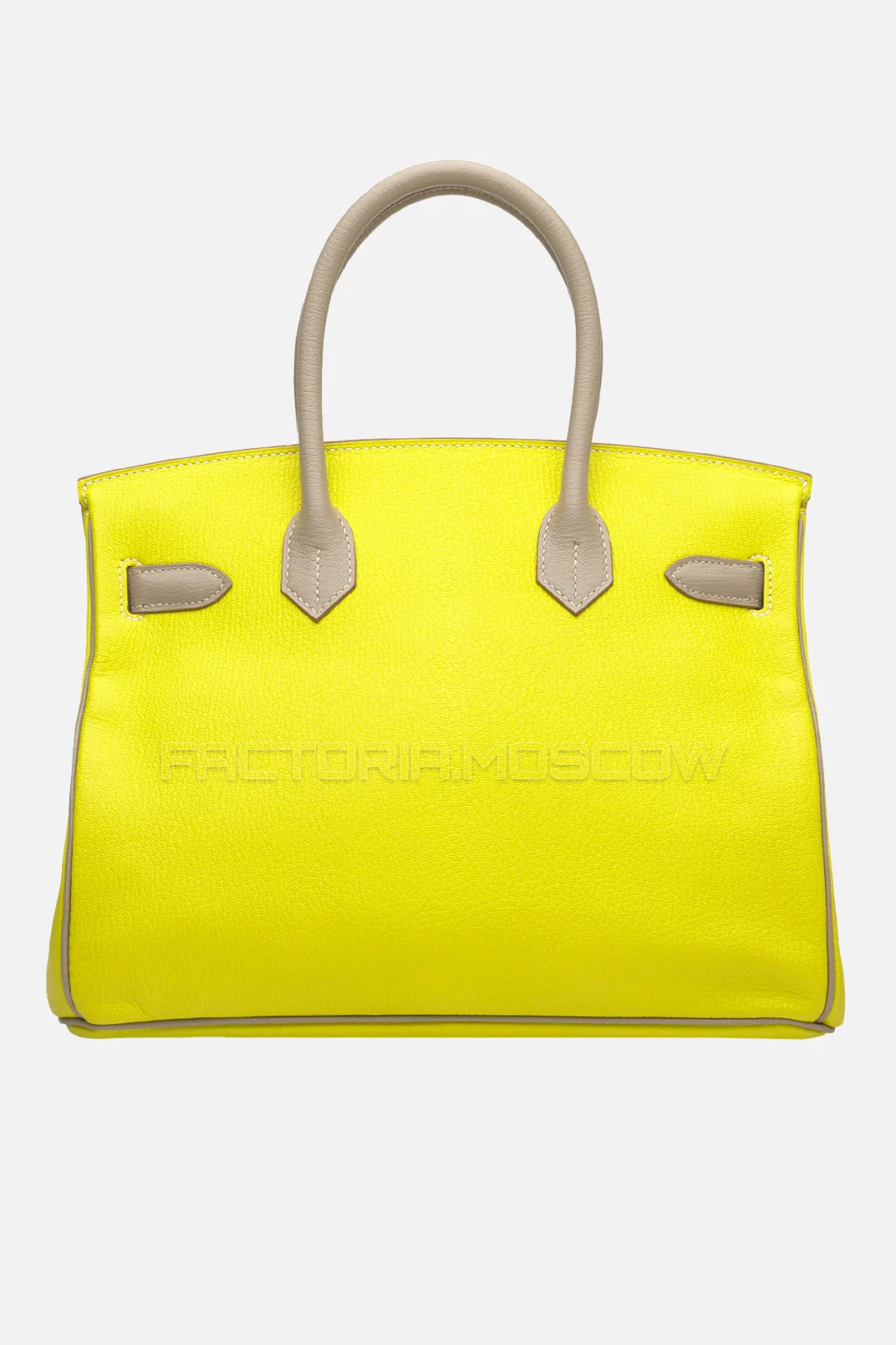 Hermes Birkin 30 Lime/Gris Tourterelle Chevre PHW