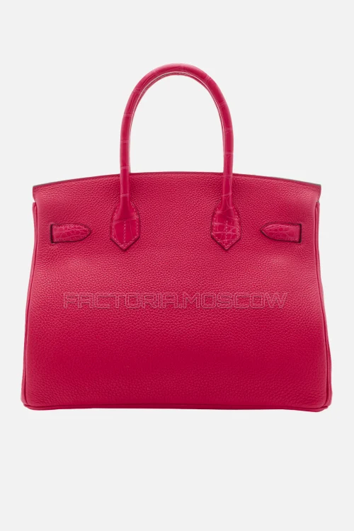 Hermes Birkin Touch 30 Matte Framboise Alligator/Togo PHW