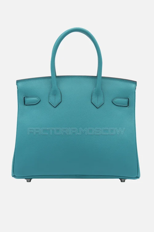 Hermes Birkin 30 Bleu Paon Epsom PHW