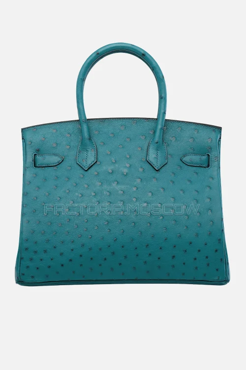 Hermes Birkin 30 Bleu Cobalt Ostrich PHW