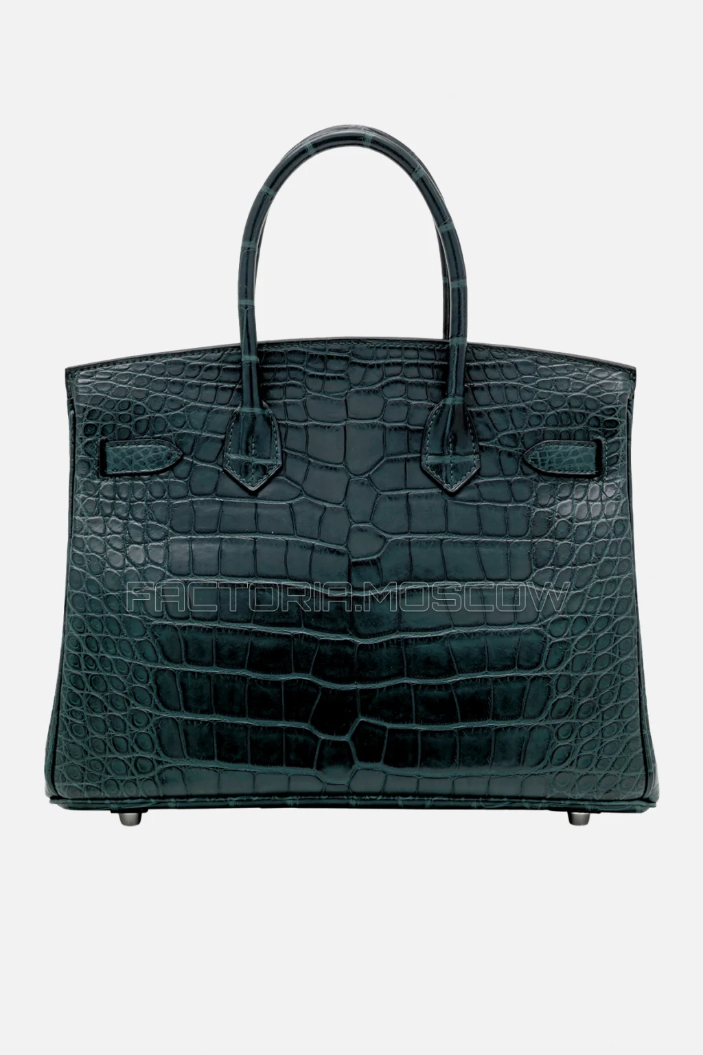 Hermes Birkin 30 Matte Vert Cypress/Bleu Saint Cyr Alligator PHW