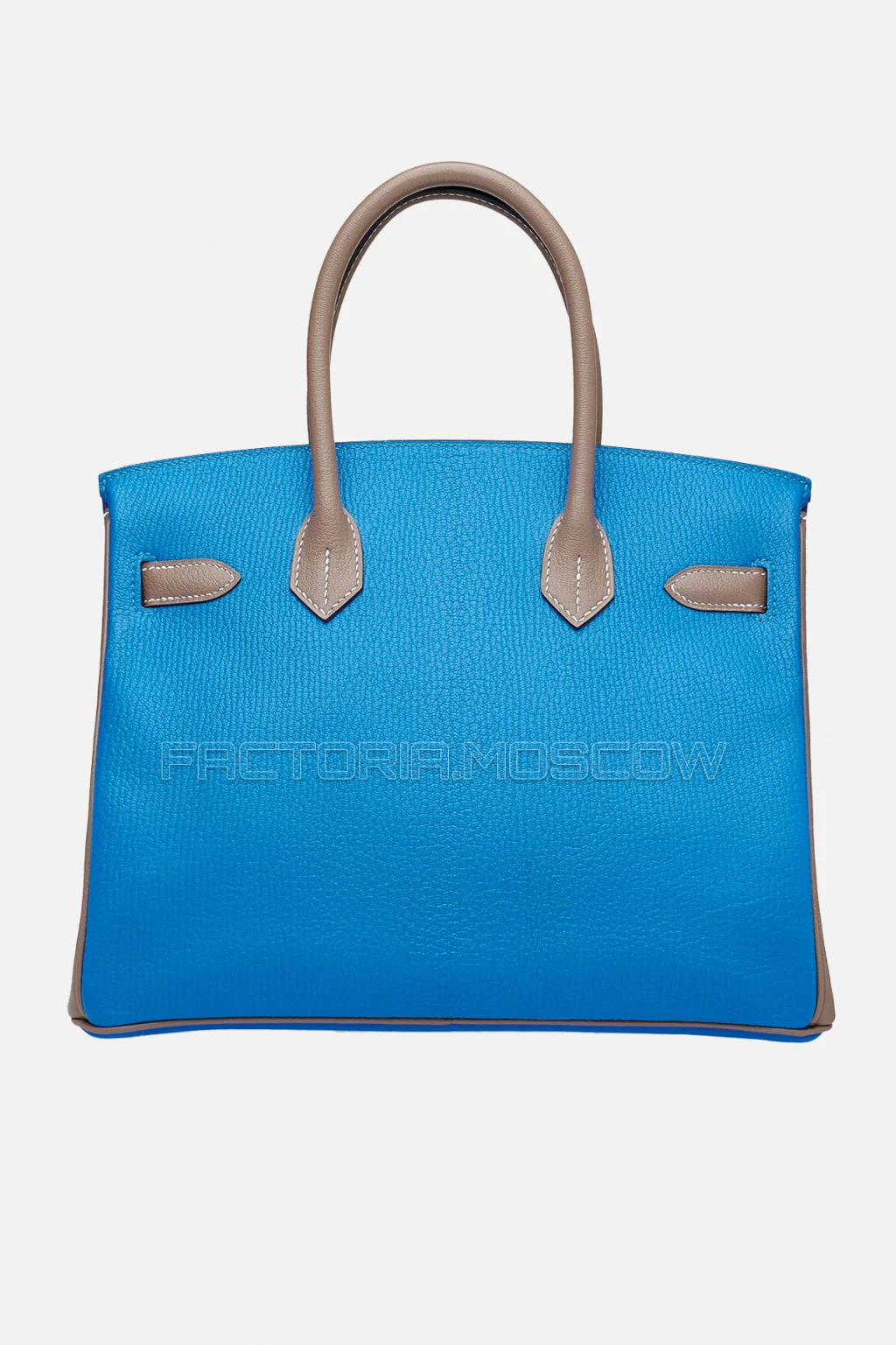Hermes Birkin 30 Mykonos/Étoupe Chevre PHW