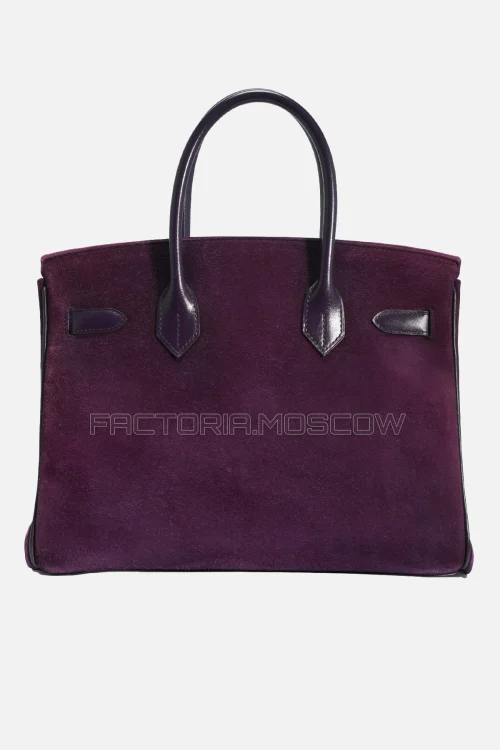 Hermes Birkin 30 Raisin Veau Doblis/Swift PHW