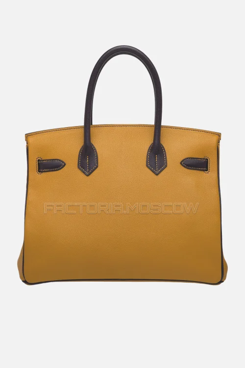 Hermes Birkin 30 Jaune D’Or/Raisin Chevre GHW