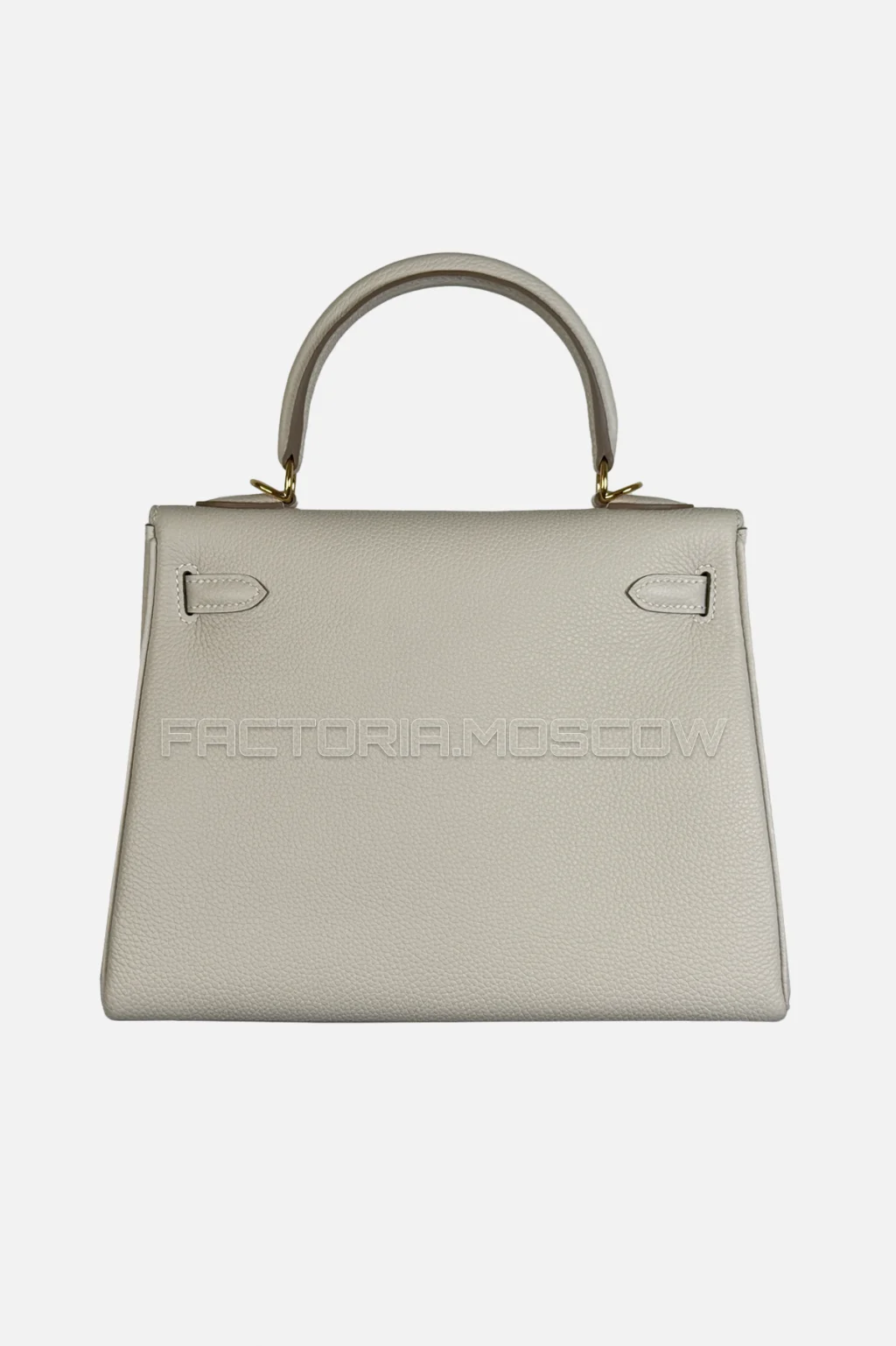 Hermes Kelly Retourne 25 Togo Colour Craie GHW