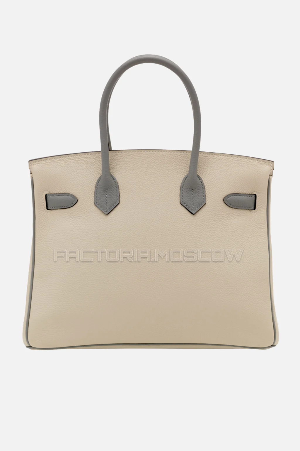 Hermes Birkin 30 Craie/Gris Perle Togo PHW