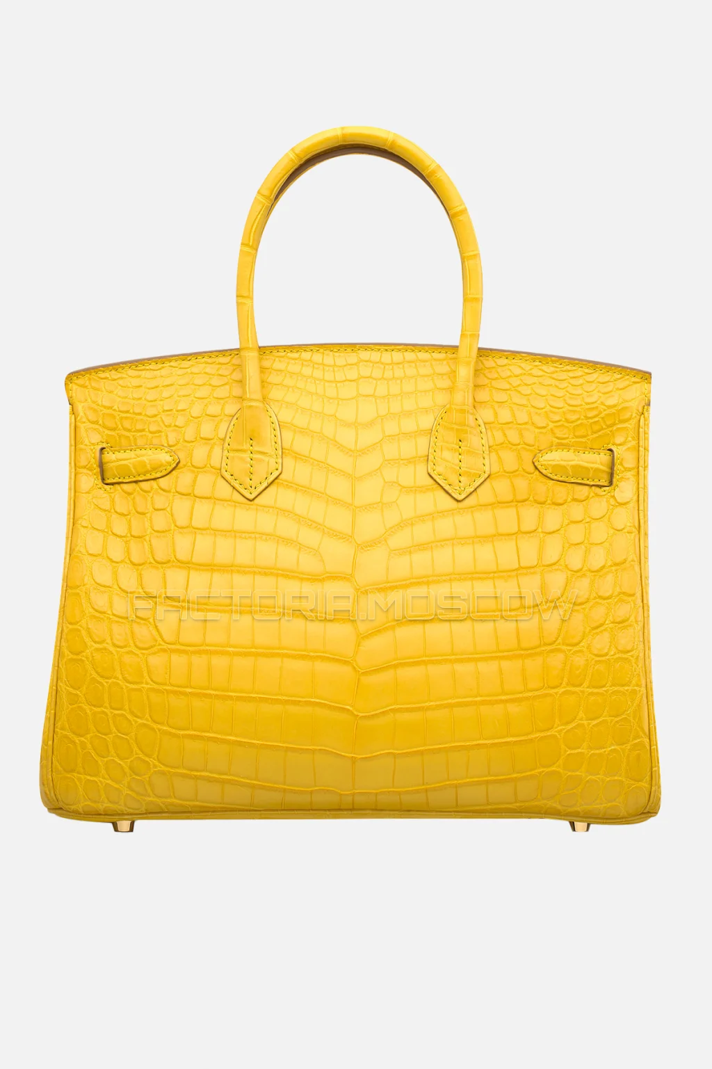 Hermes Birkin 30 Matte Mimosa Niloticus Crocodile GHW