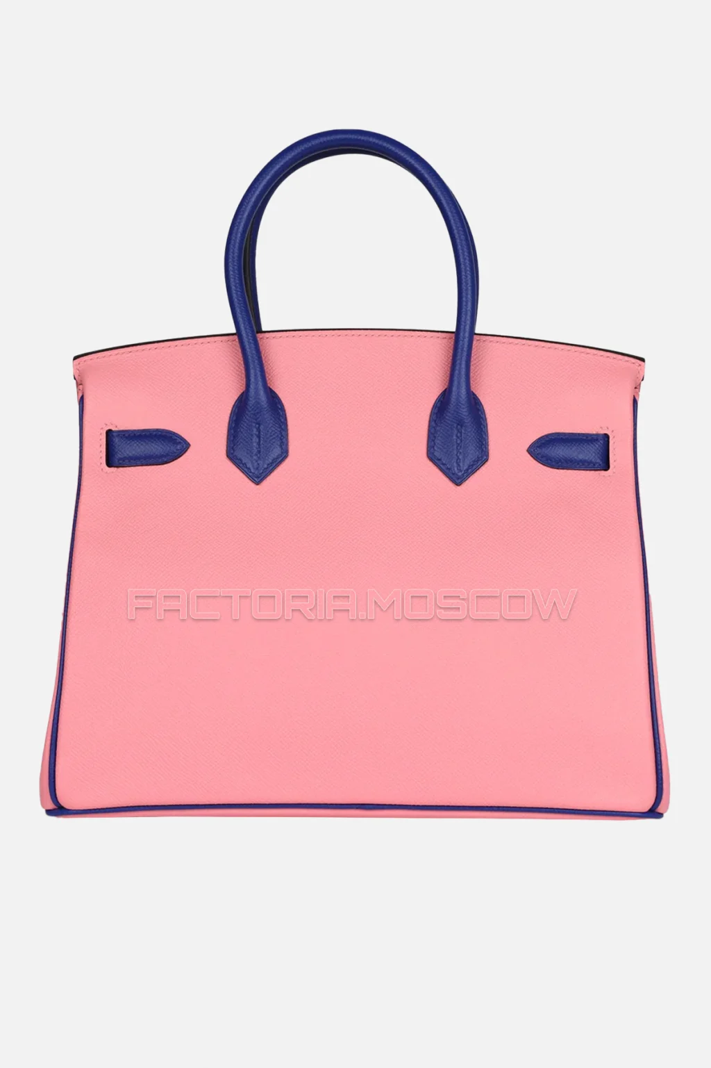 Hermes Birkin 30 Rose Confetti/Bleu Électrique Epsom With Brushed Gold Hardware