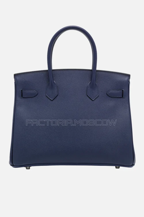 Hermes Birkin 30 Bleu Saphir Epsom PHW