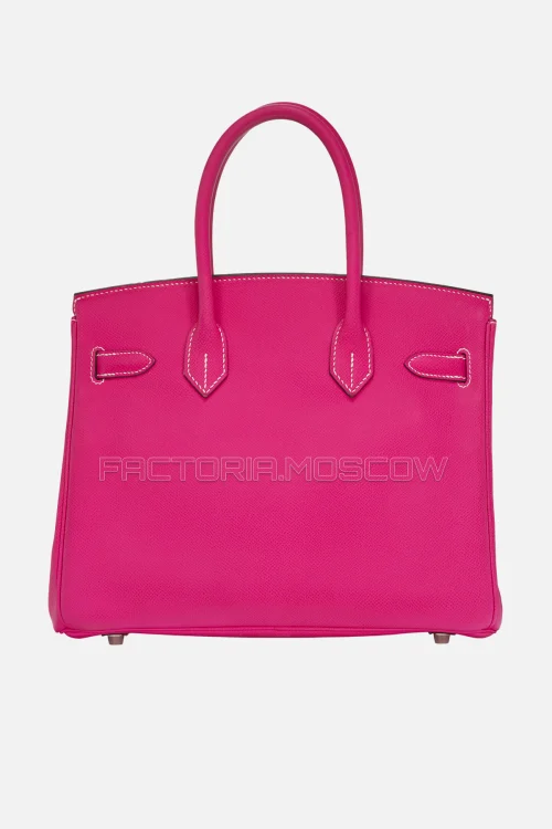 Hermes Birkin 30 Rose Tyrien/Rubis Epsom PHW