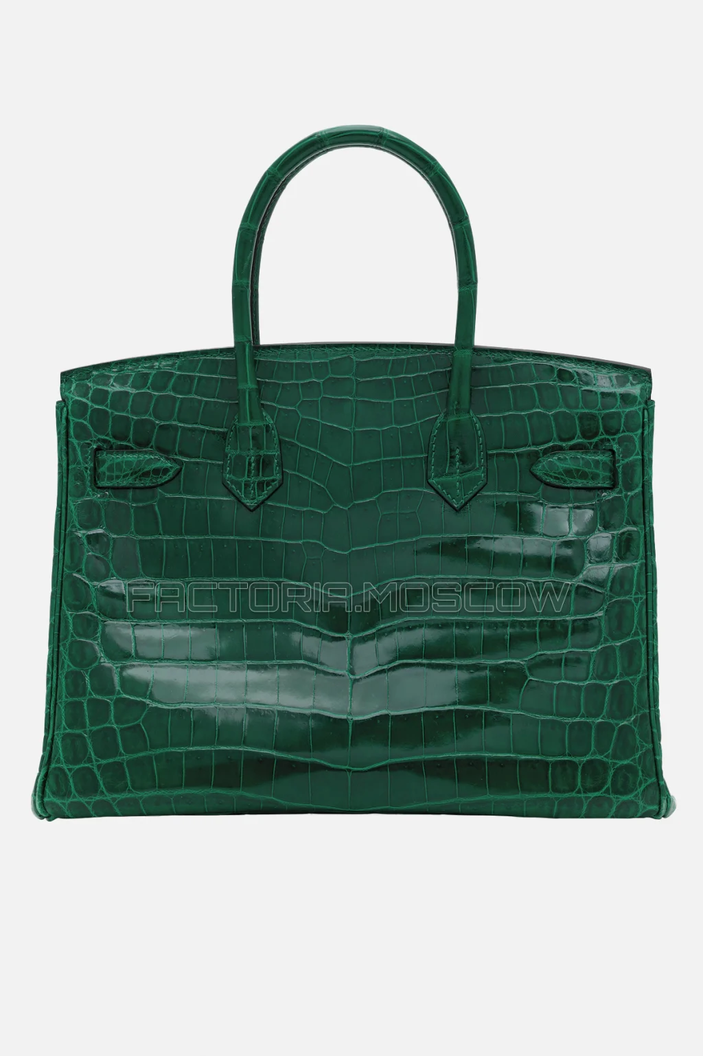 Hermes Birkin 30 Shiny Vert Émeraude Nloticus Crocodile GHW