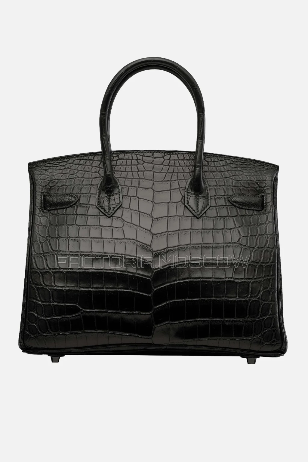 Hermes Birkin 30 Matte Black Niloticus Crocodile So Black With Black Hardware