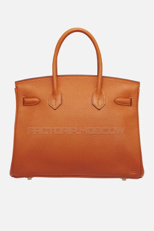 Hermes Birkin 30 Orange Poppy Togo GHW