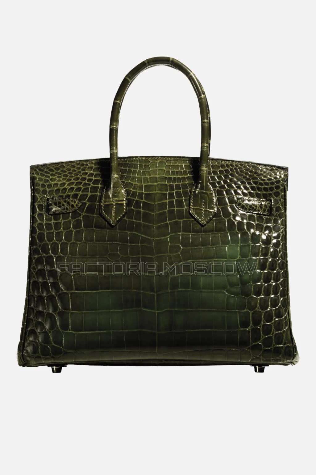 Hermes Birkin 30 Shiny Vert Veronese Niloticus Crocodile GHW