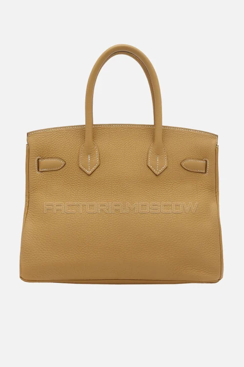 Hermes Birkin 30 Tabac Camel Clemence PHW