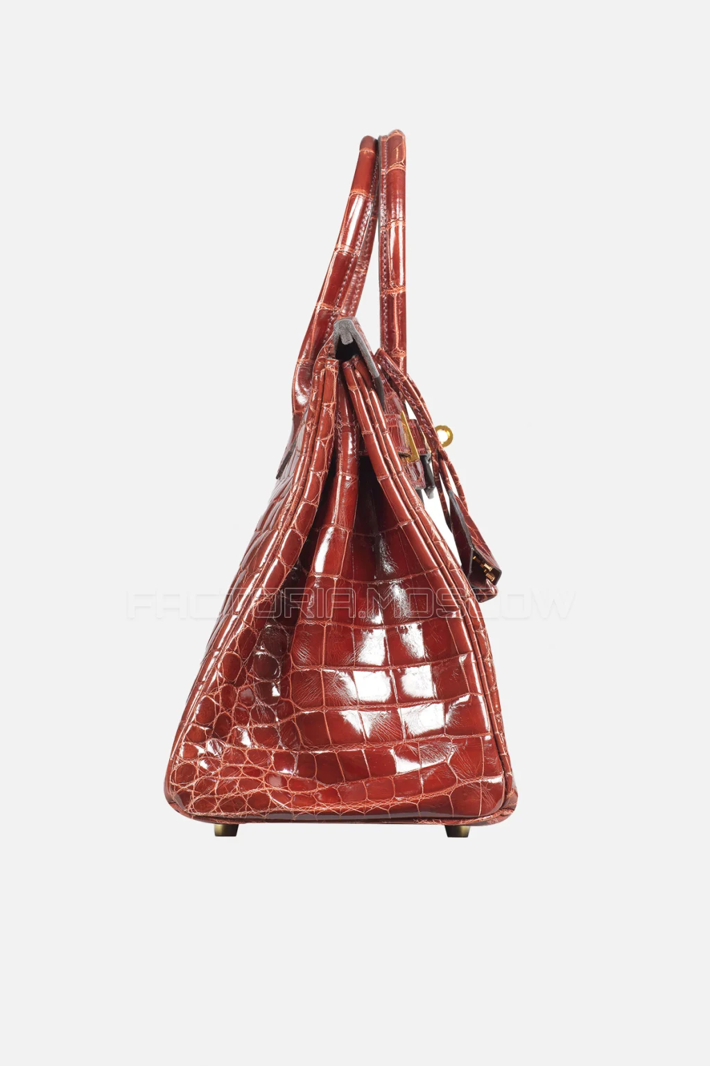 Hermes Birkin 30 Shiny Bourgogne Niloticus Crocodile GHW