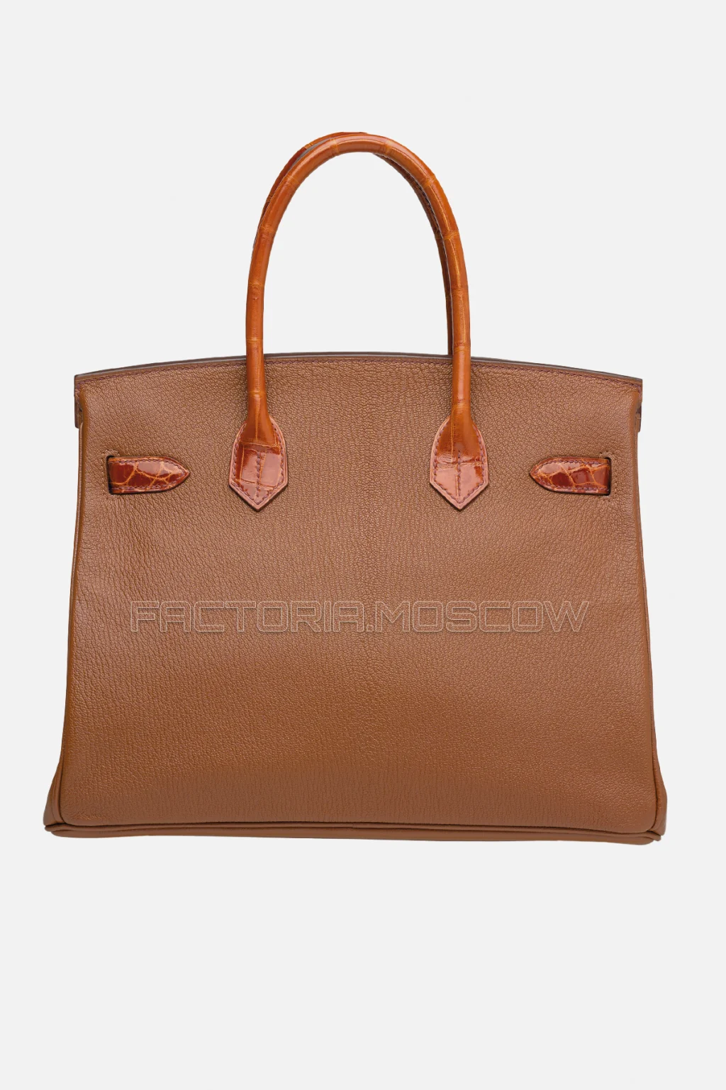 Hermes Birkin Touch 30 Shiny Étrusque Niloticus Crococdile/Noisette Chevre PHW