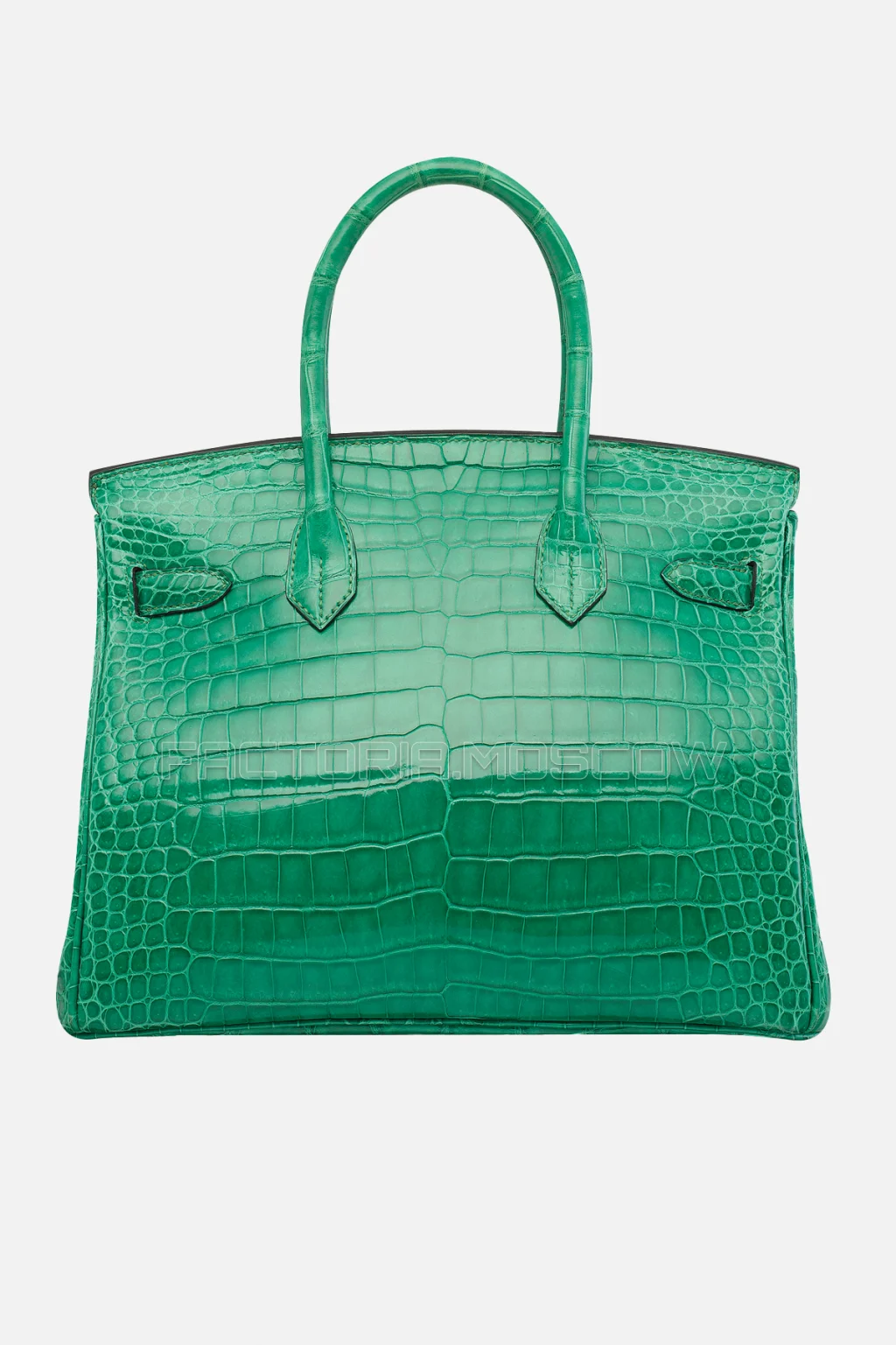 Hermes Birkin 30 Shiny Menthe Porosus Crocodile PHW