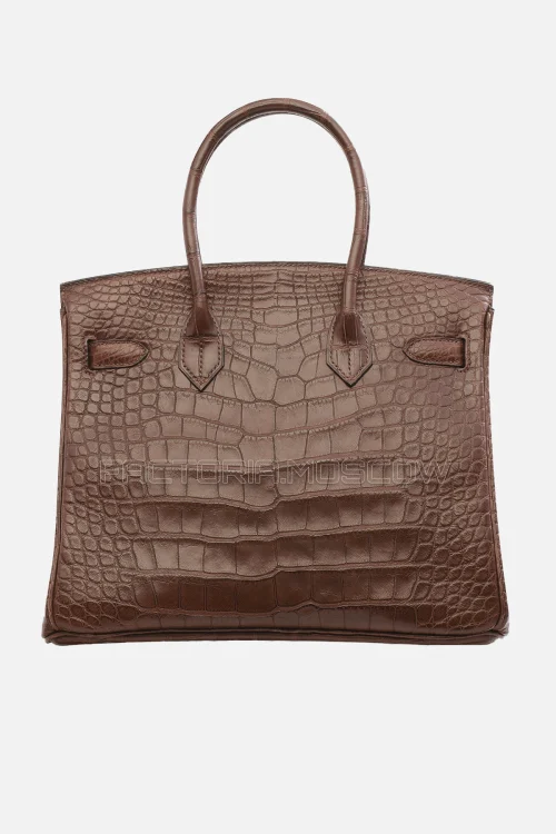 Hermes Birkin 30 Matte Havane Alligator PHW