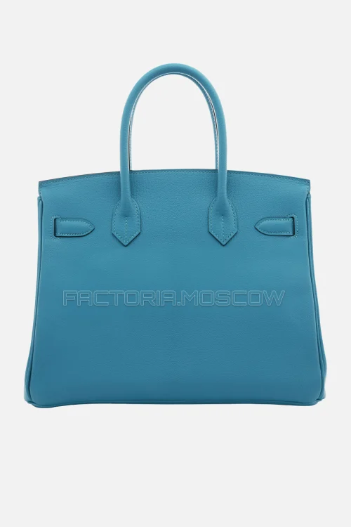Hermes Birkin 30 Turquoise Chevre PHW