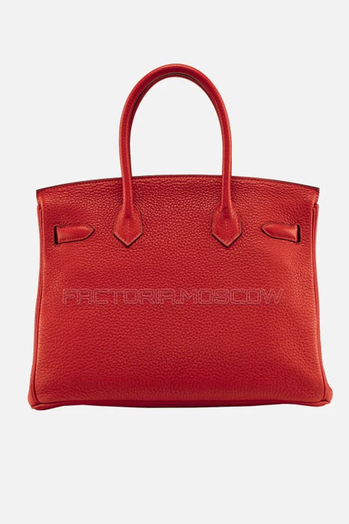 Hermes Birkin 30 Rouge Vif Clemence PHW