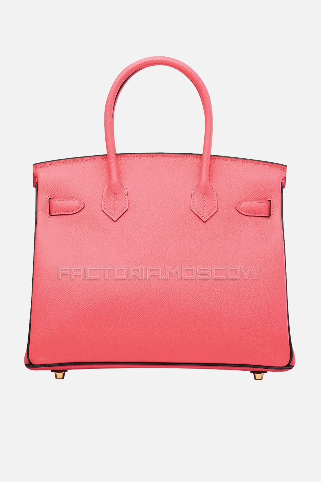 Hermes Birkin 30 Rose Azalee/Black Epsom GHW
