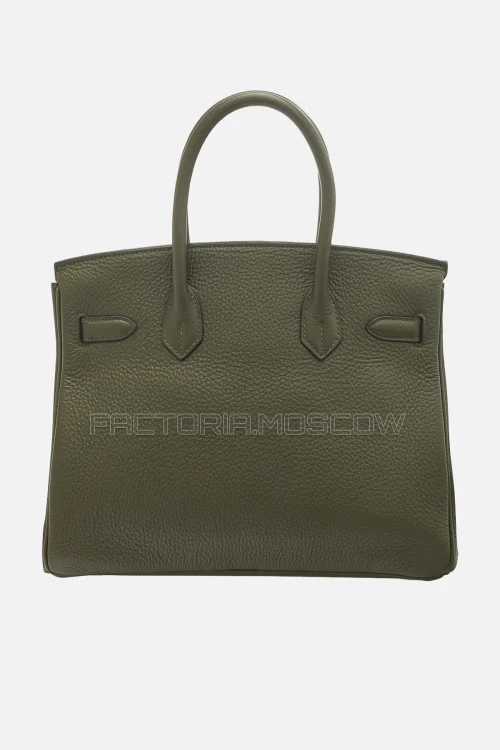 Hermes Birkin 30 Vert Olive Clemence PHW