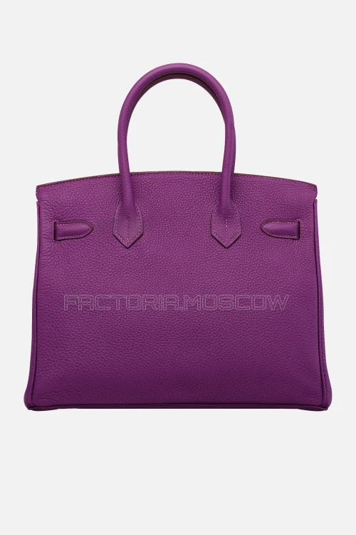 Hermes Birkin 30 Anemone Clemence GHW