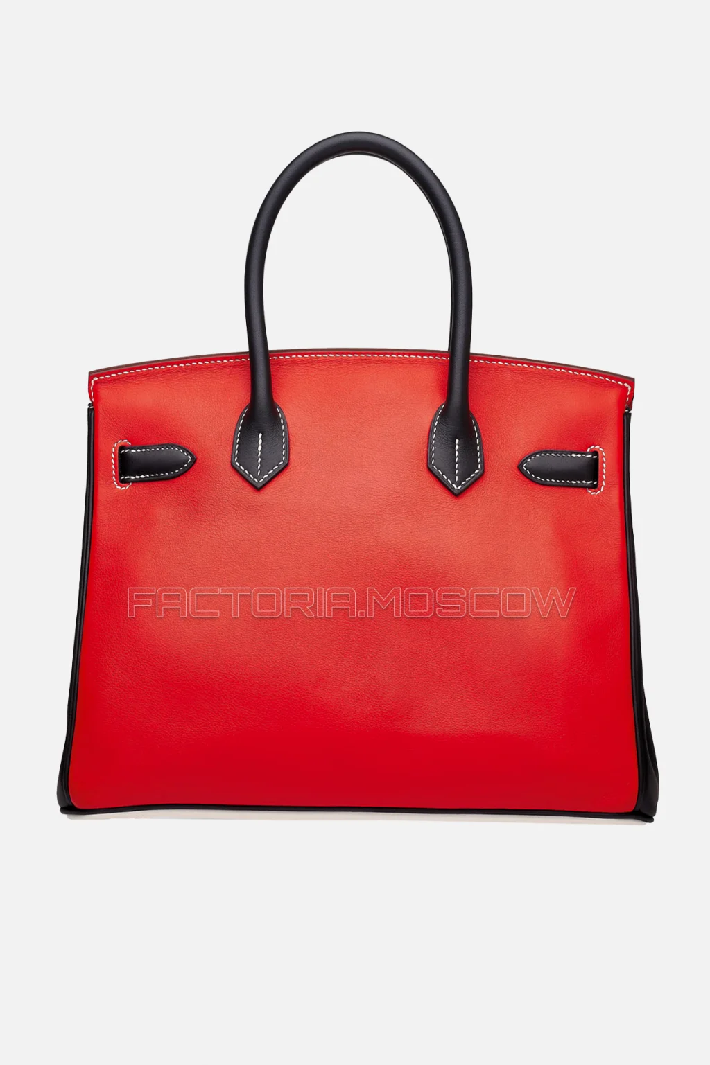 Hermes Birkin 30 White, Black, Rouge Casaque Swift GHW
