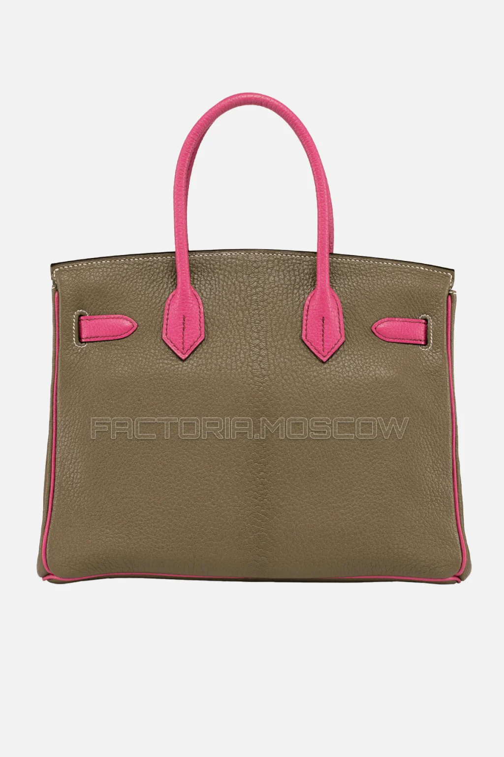 Hermes Birkin 30 Étoupe/Fuchsia Chevre PHW
