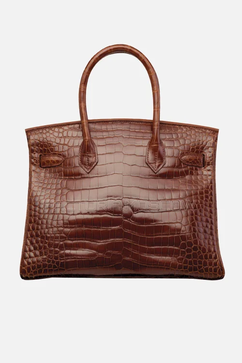 Hermes Birkin 30 Shiny Miel Porosus Crocodile GHW