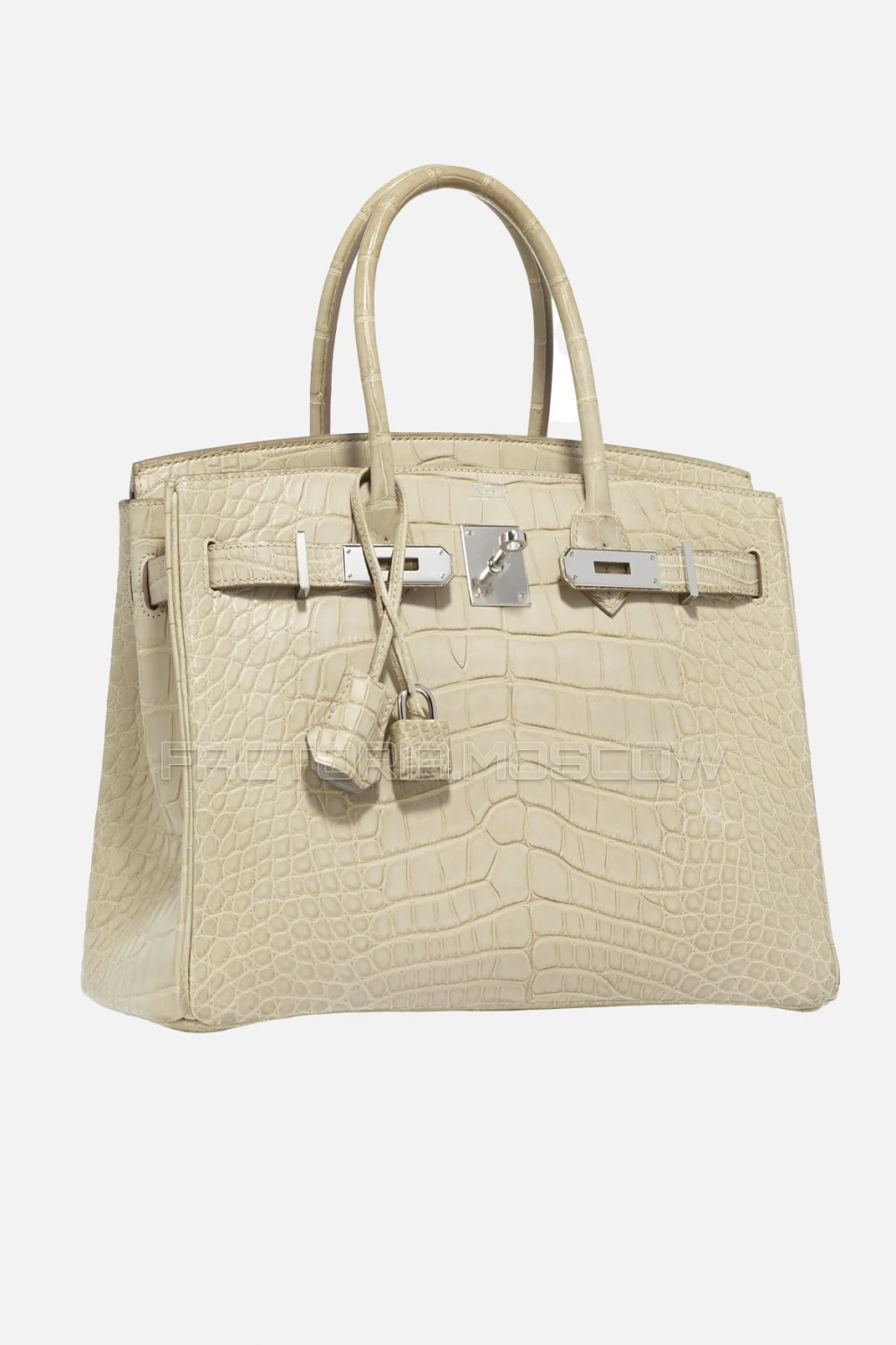 Hermes Birkin 30 Matte Beton Alligator PHW